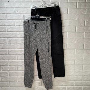 Lot of 2 Boys Pants Size 12 / 14 Joggers and Jeans